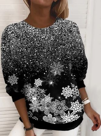 Drune – Elegantes Weihnachts-Sweatshirt, Weicher Strickstoff