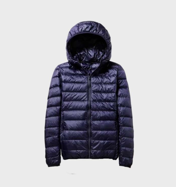 Drune | Kapuzen-Pufferjacke - Packbares Design - Winterwärme - Lässige Alltagskleidung
