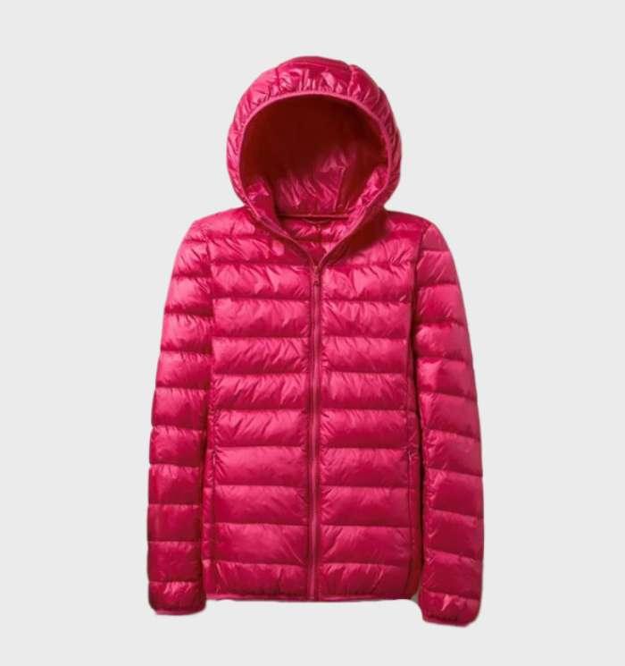 Drune | Kapuzen-Pufferjacke - Packbares Design - Winterwärme - Lässige Alltagskleidung