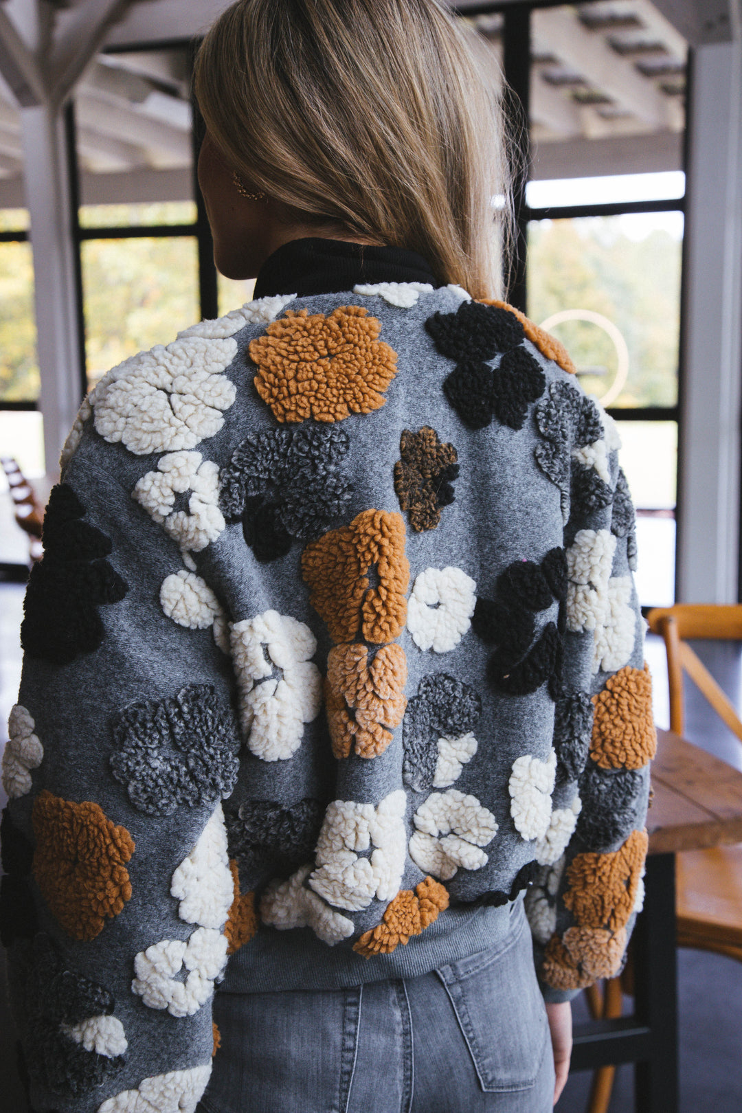 Drune | Gefrorene Blume Sherpa Jacke