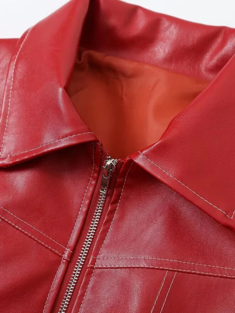 Drune | stilvolle Vintage-Jacke mit Reißverschluss und Taschen