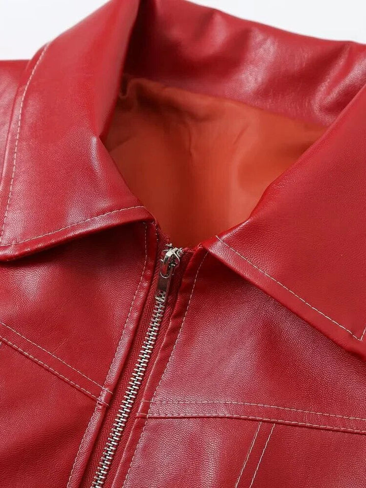 Drune | stilvolle Vintage-Jacke mit Reißverschluss und Taschen