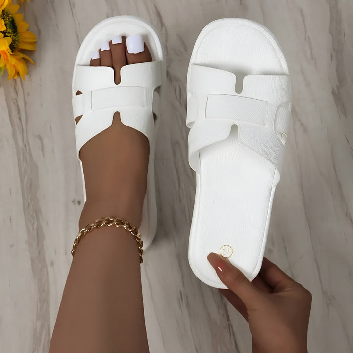 Drune | Bequeme Flip Flops Sandalen mit Dickem Boden und Rutschfester