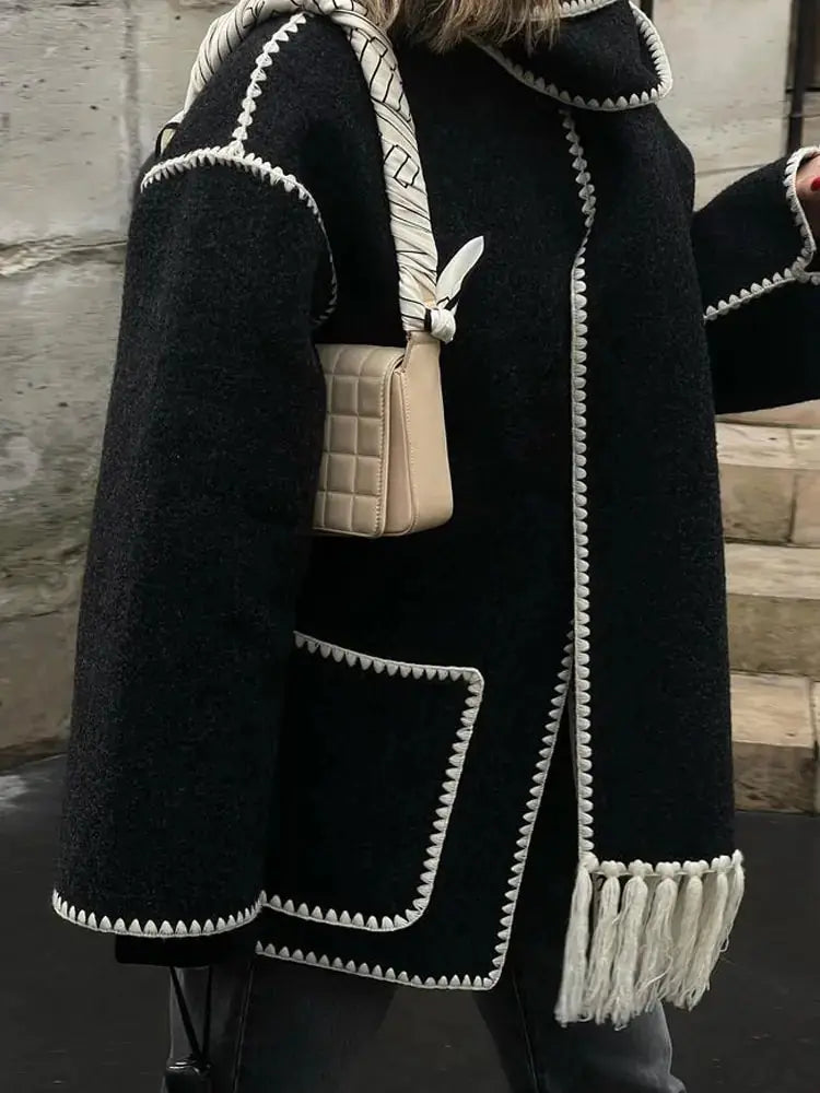Drune | Jacke mit Schalkragen
