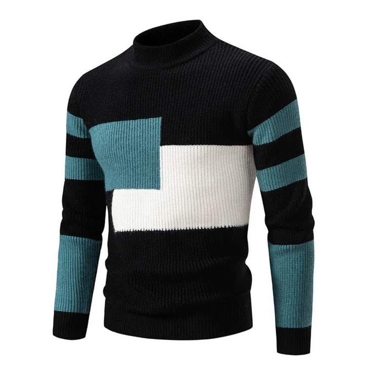 Drune | Strickpullover mit Farbblöcken Weich und Warm Modernes Design