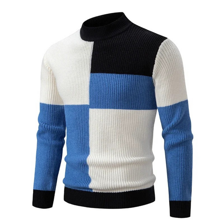 Drune | Strickpullover mit Farbblöcken Weich und Warm Modernes Design