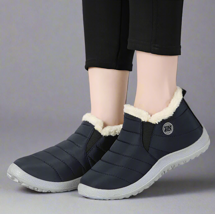 Drune | Damen Winterstiefeletten mit Warmfutter - Rutschfeste Schneeboots für kalte Tage