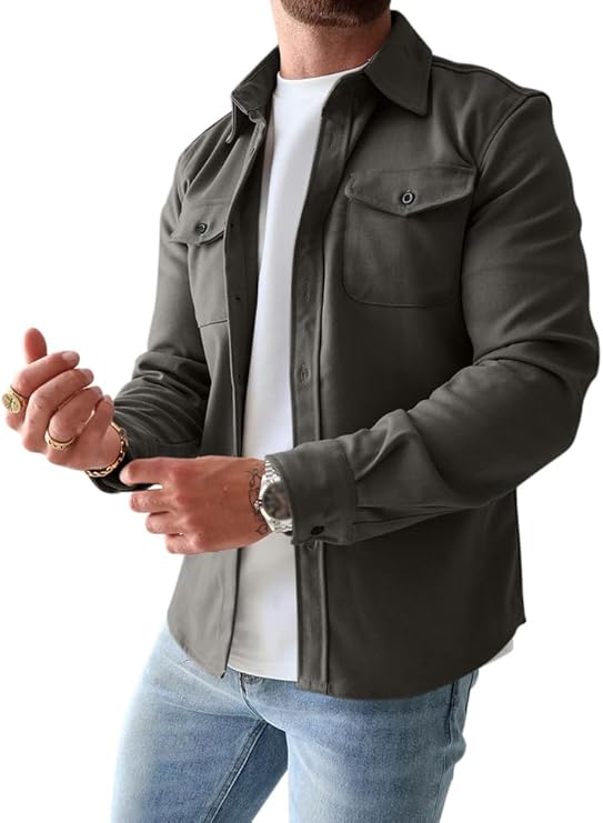 Drune | Baumwollmischung lässige Overshirt