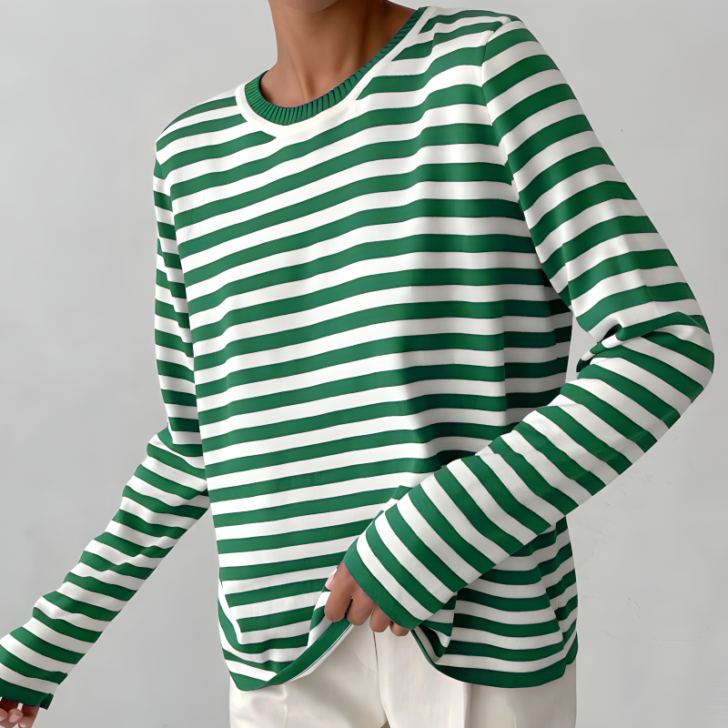 Drune | Gestreifter Pullover Für Freizeit