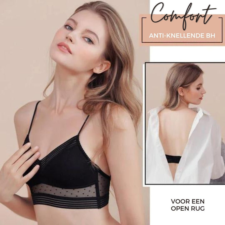 Drune | Bequemer Push up Bh Mit Niedrigem Rücken