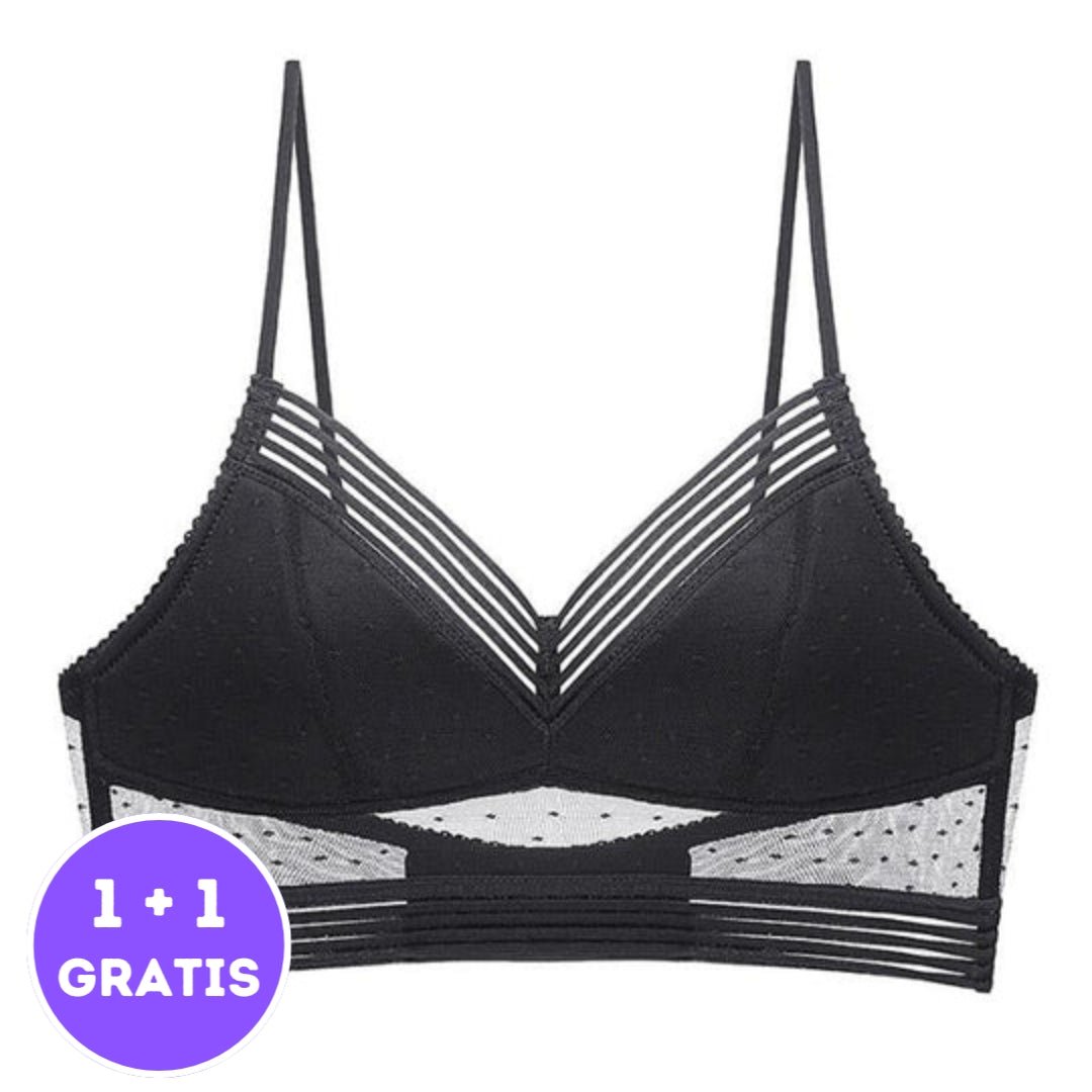 Drune | Bequemer Push up Bh Mit Niedrigem Rücken