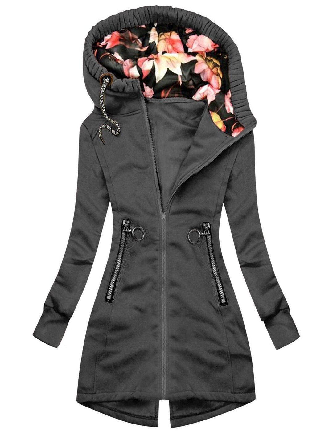 Drune | Wasserdichte Blümchenjacke für Frauen