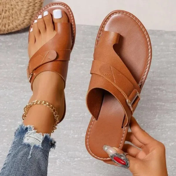Drune | Bequeme Leder Damen Sandalen