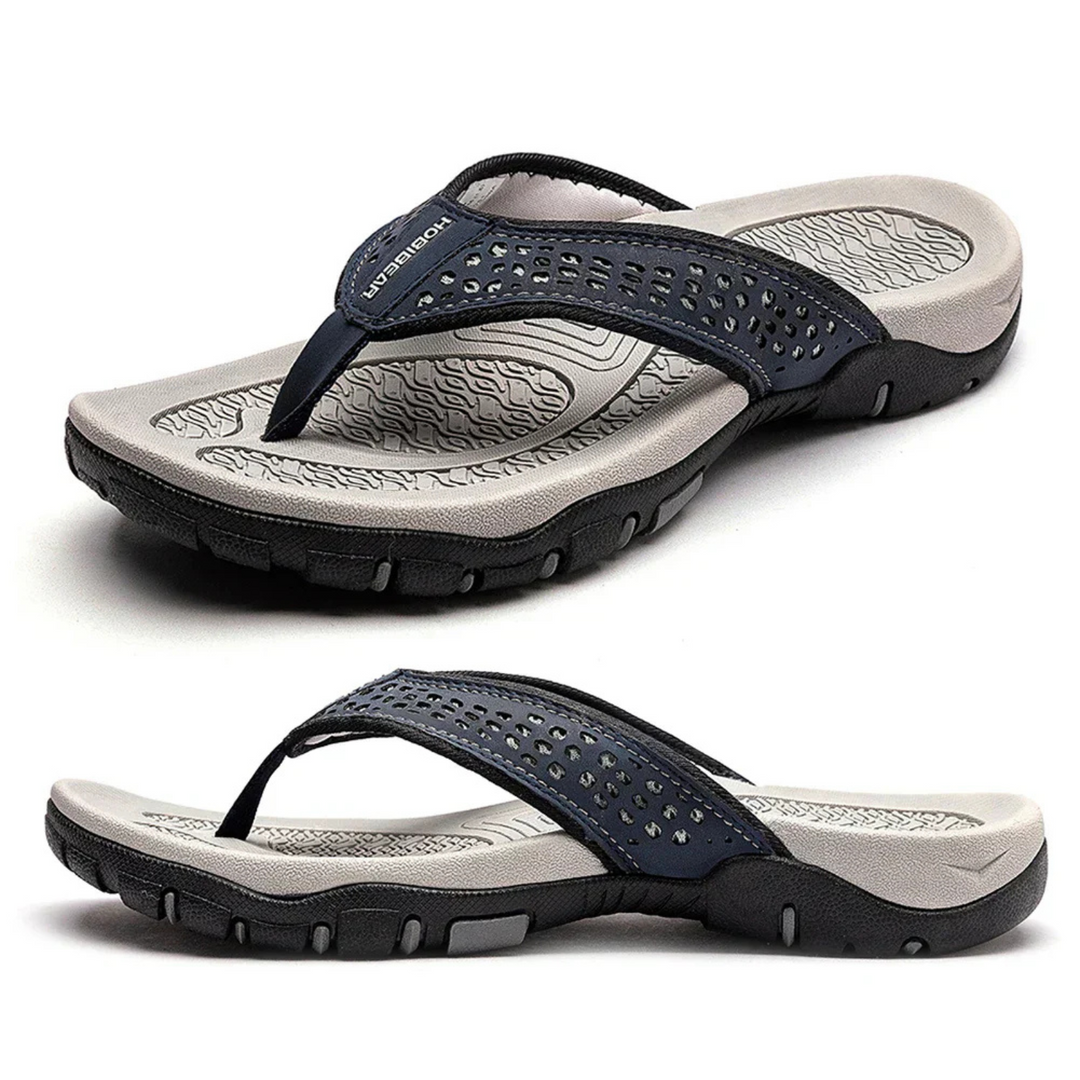 Drune | Herren Schwarz Outdoor Sandalen Robust