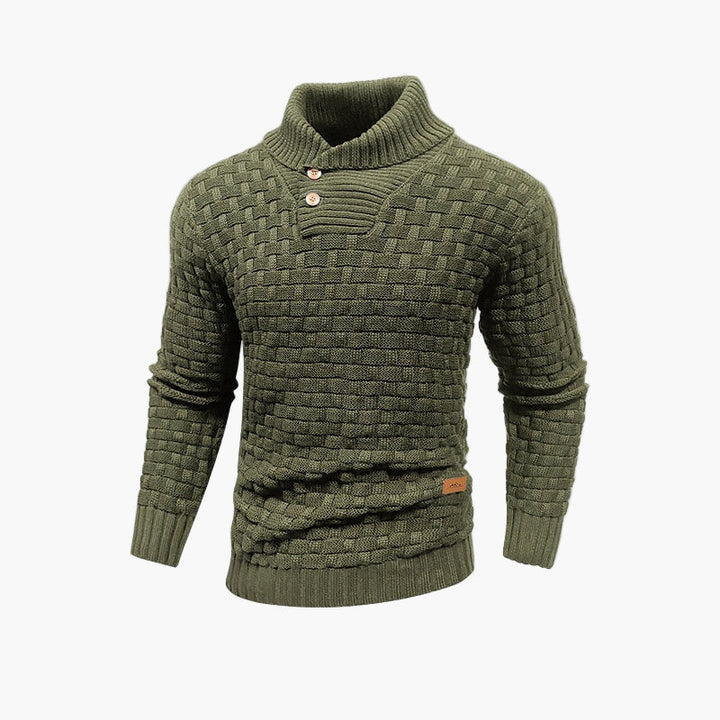Drune | Modischer Strickpullover mit Knopfleiste - Eleganter Freizeit-Look für Herbst & Winter