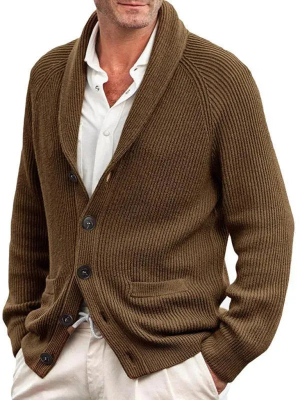 Drune | Strick Herren Strickjacke Pullover