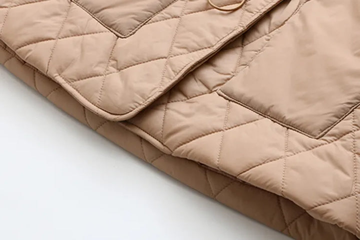 Drune | Übergröße Argyle-Muster Polsterjacke - Stilvoll & Bequem