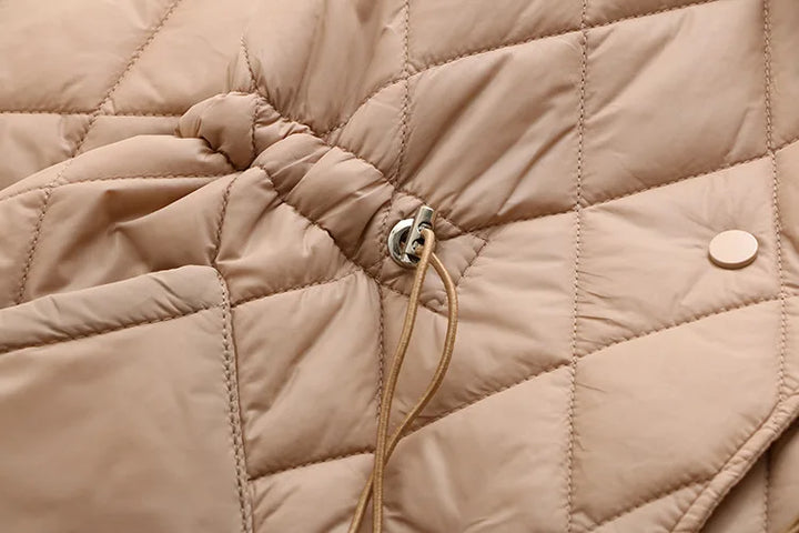 Drune | Übergröße Argyle-Muster Polsterjacke - Stilvoll & Bequem