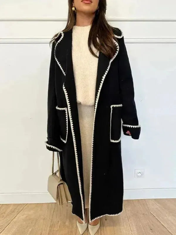 Drune | Oversized Gürtelter Frauen Trenchcoat