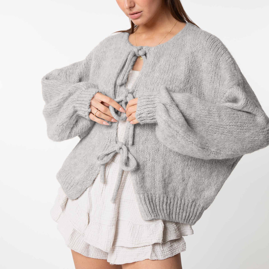 Drune | Strickjacke Mit Schleifen