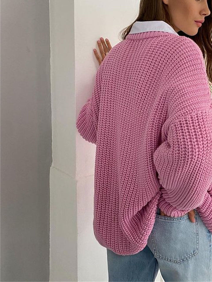 Drune | Übergröße Grobstrickpullover für Damen