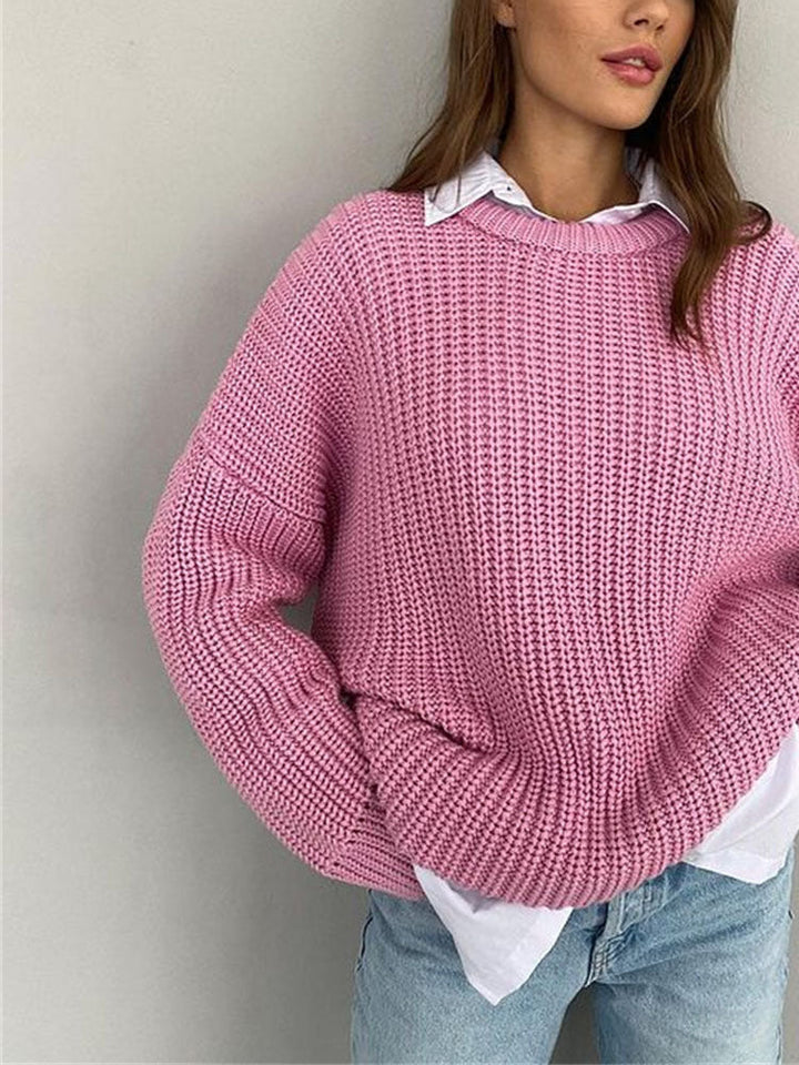 Drune | Übergröße Grobstrickpullover für Damen