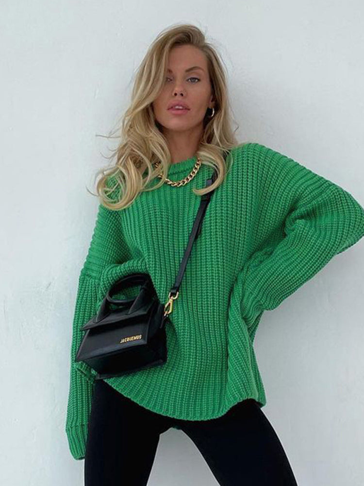 Drune | Übergröße Grobstrickpullover für Damen