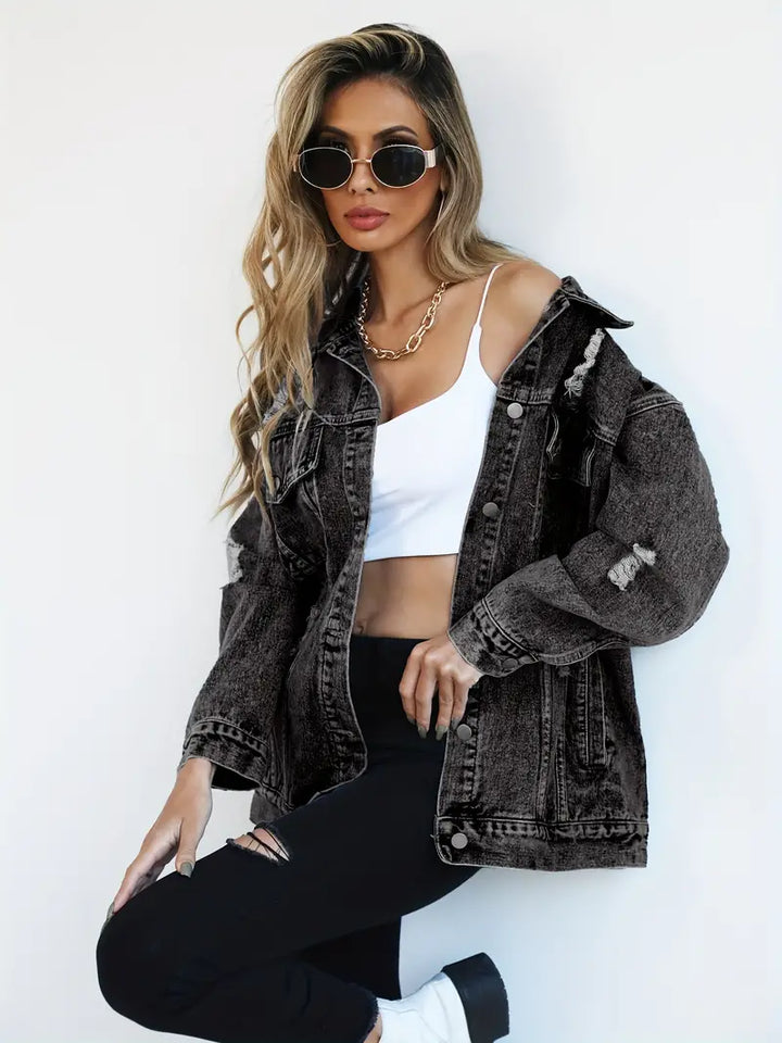 Drune | Oversized Denimjacke für Damen