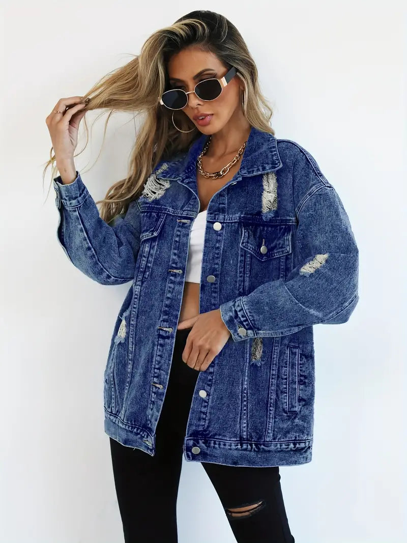 Drune | Oversized Denimjacke für Damen