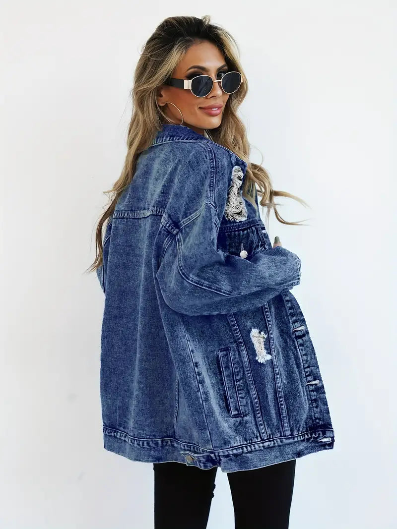 Drune | Oversized Denimjacke für Damen