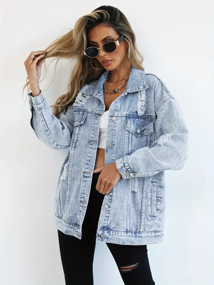 Drune | Oversized Denimjacke für Damen