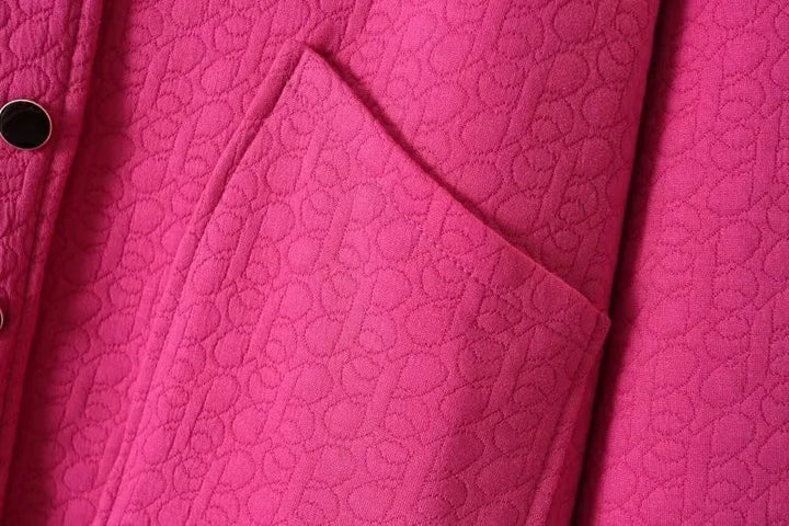 Drune | Übergroße Prägung Dicke Jacke - Stylisch & Warm