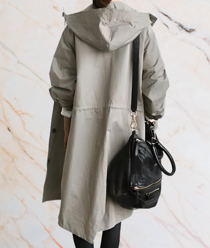 Drune | Oversized Lange Jack mit Knöpfen und tiefen Seitentaschen