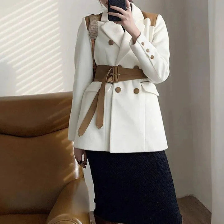 Drune | Übergröße Luxus Blazer Damen - Lässig - Patchwork