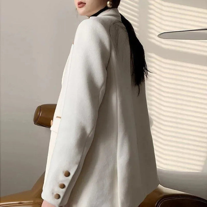 Drune | Übergröße Luxus Blazer Damen - Lässig - Patchwork