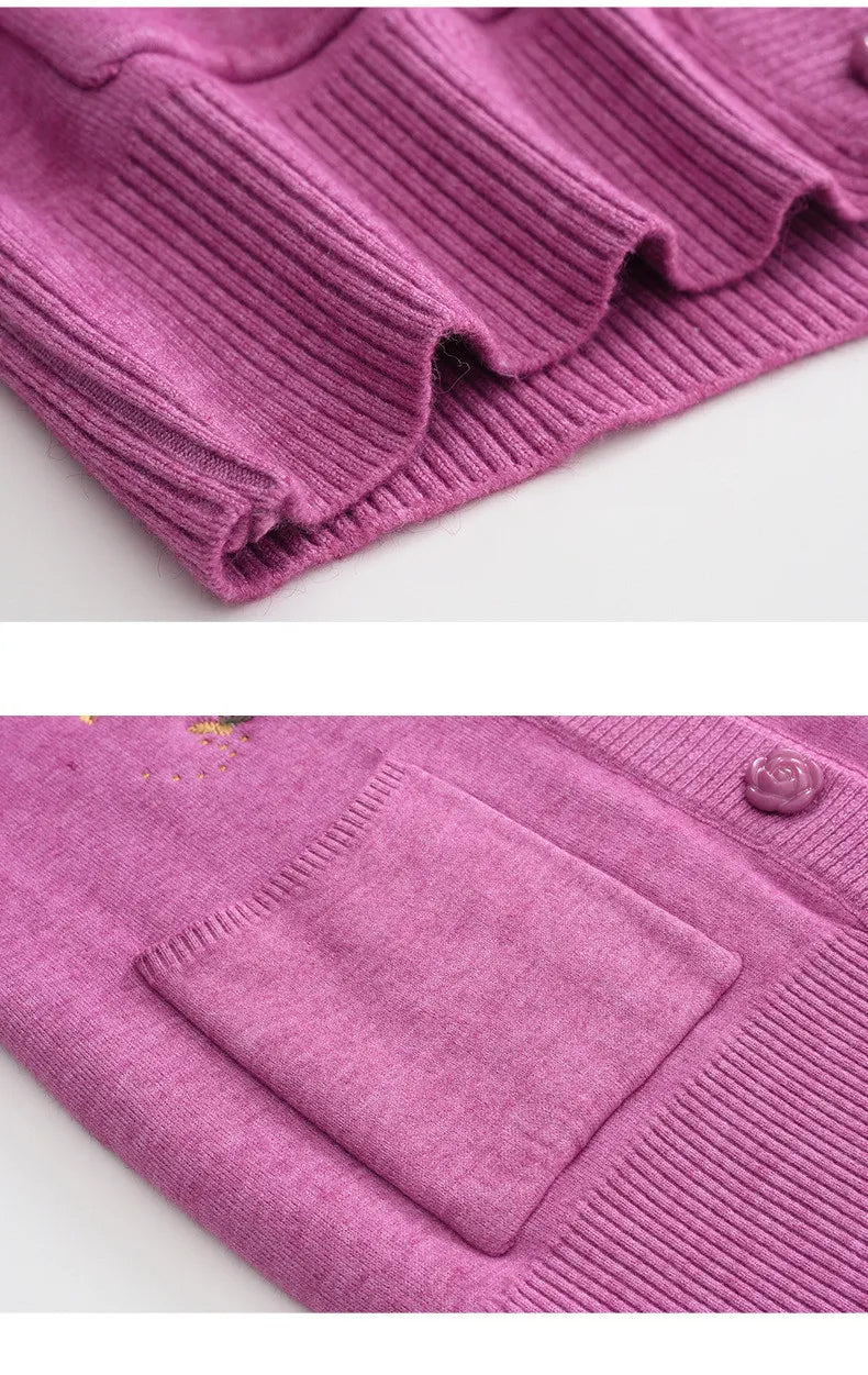 Drune | Oversized Samtstrickpullover "Delight"