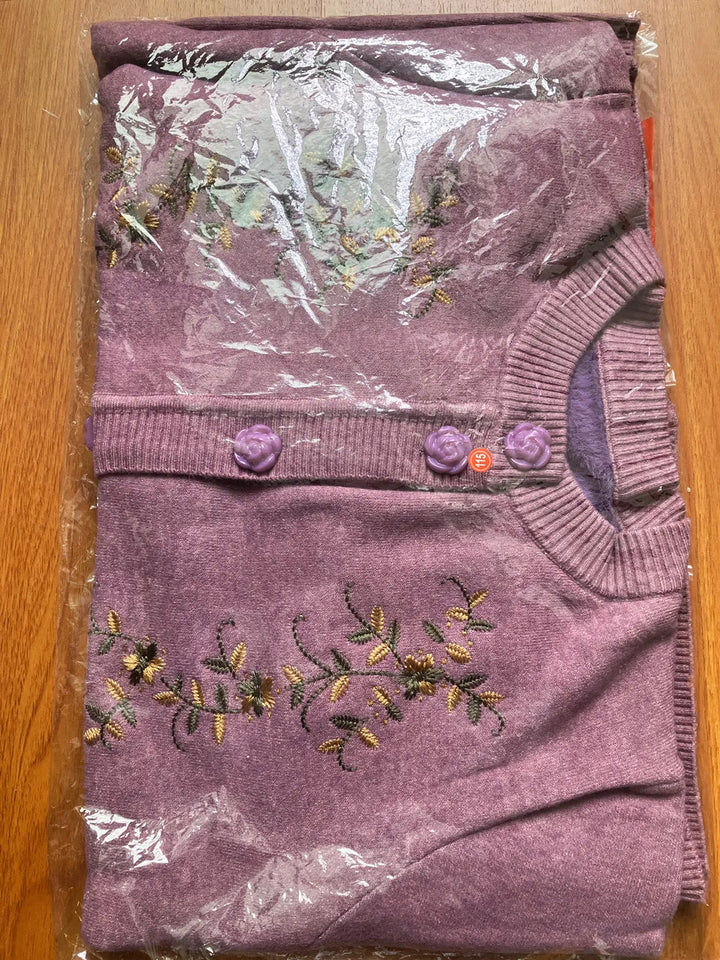 Drune | Oversized Samtstrickpullover "Delight"