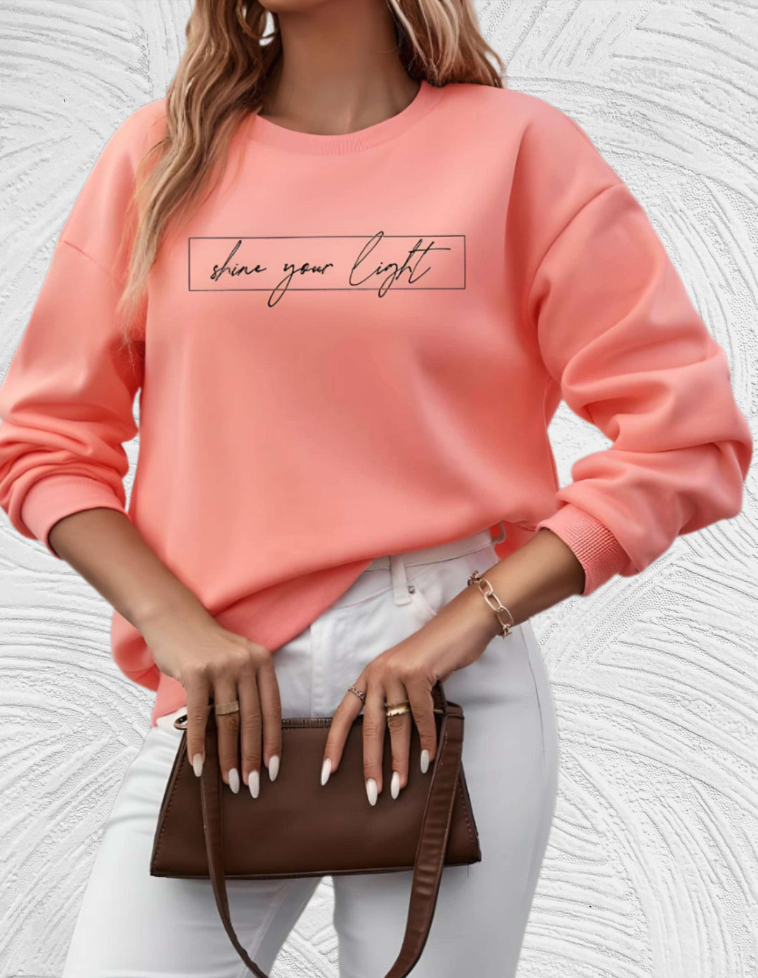 Drune | Oversized Damenpullover mit Rundhalsausschnitt
