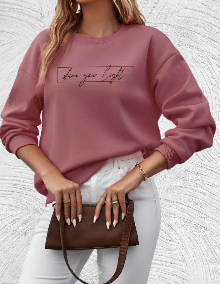 Drune | Oversized Damenpullover mit Rundhalsausschnitt