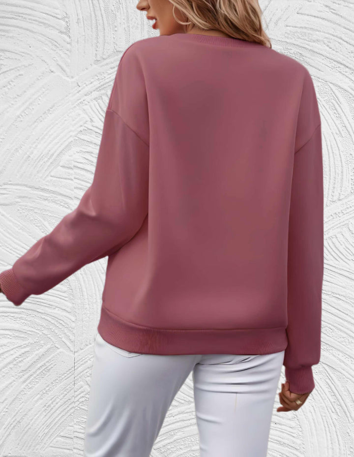 Drune | Oversized Damenpullover mit Rundhalsausschnitt