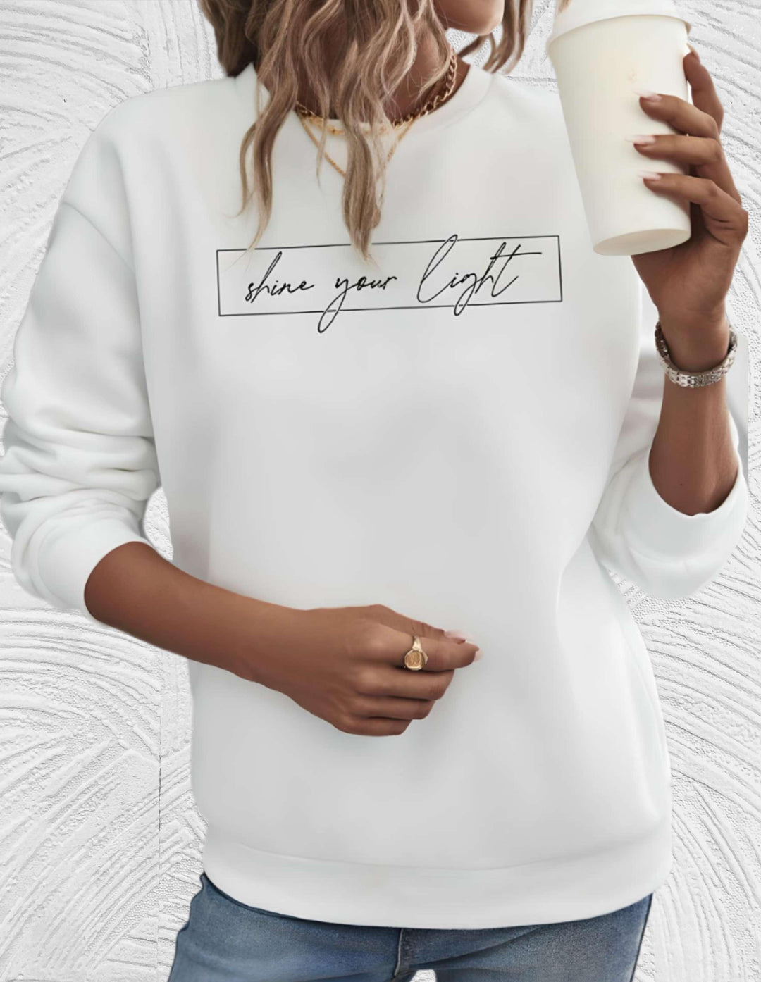 Drune | Oversized Damenpullover mit Rundhalsausschnitt
