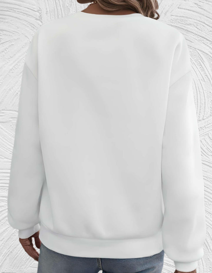 Drune | Oversized Damenpullover mit Rundhalsausschnitt