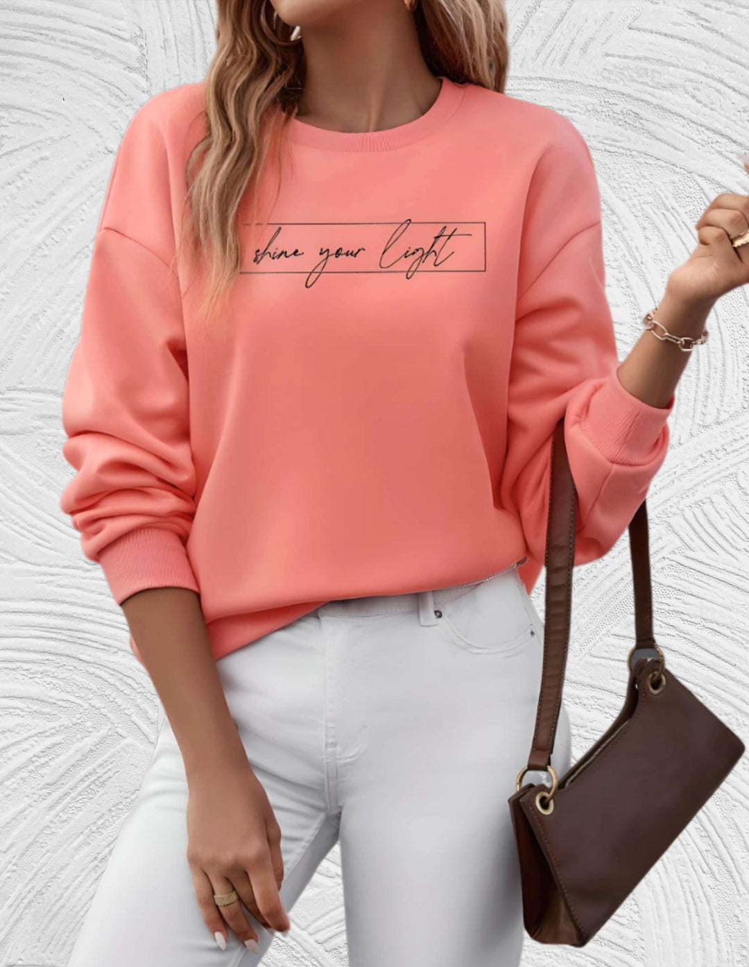 Drune | Oversized Damenpullover mit Rundhalsausschnitt
