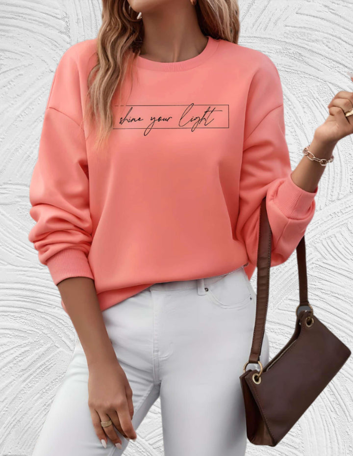 Drune | Oversized Damenpullover mit Rundhalsausschnitt