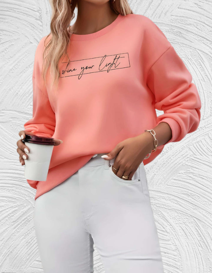 Drune | Oversized Damenpullover mit Rundhalsausschnitt