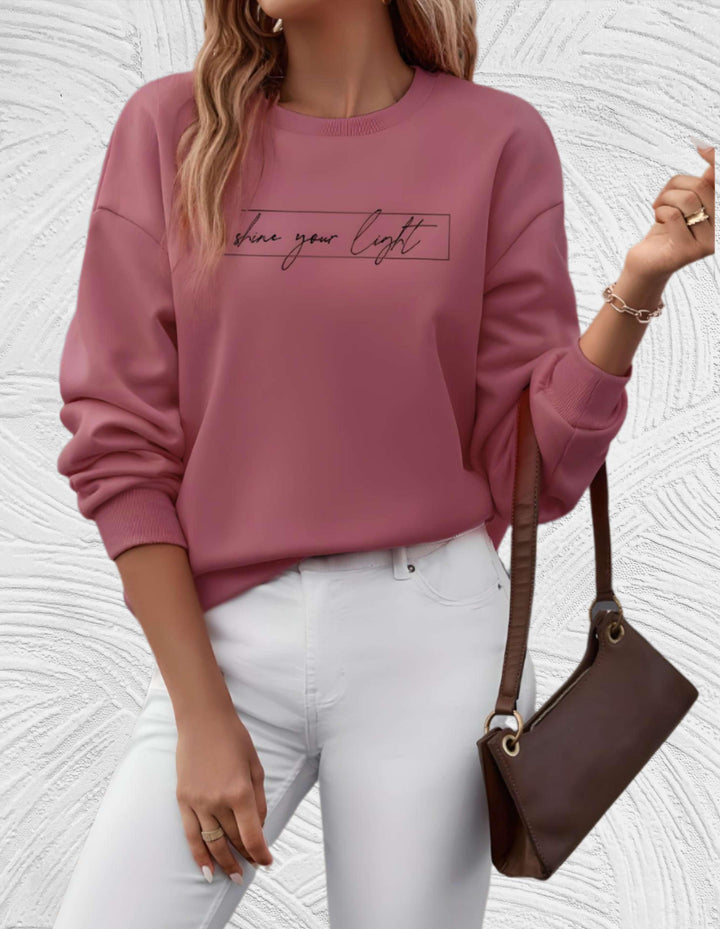 Drune | Oversized Damenpullover mit Rundhalsausschnitt