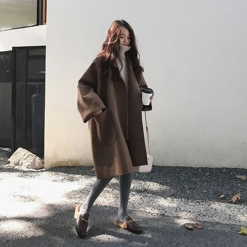 Drune | Übergrößen Wollmischung Trenchcoat