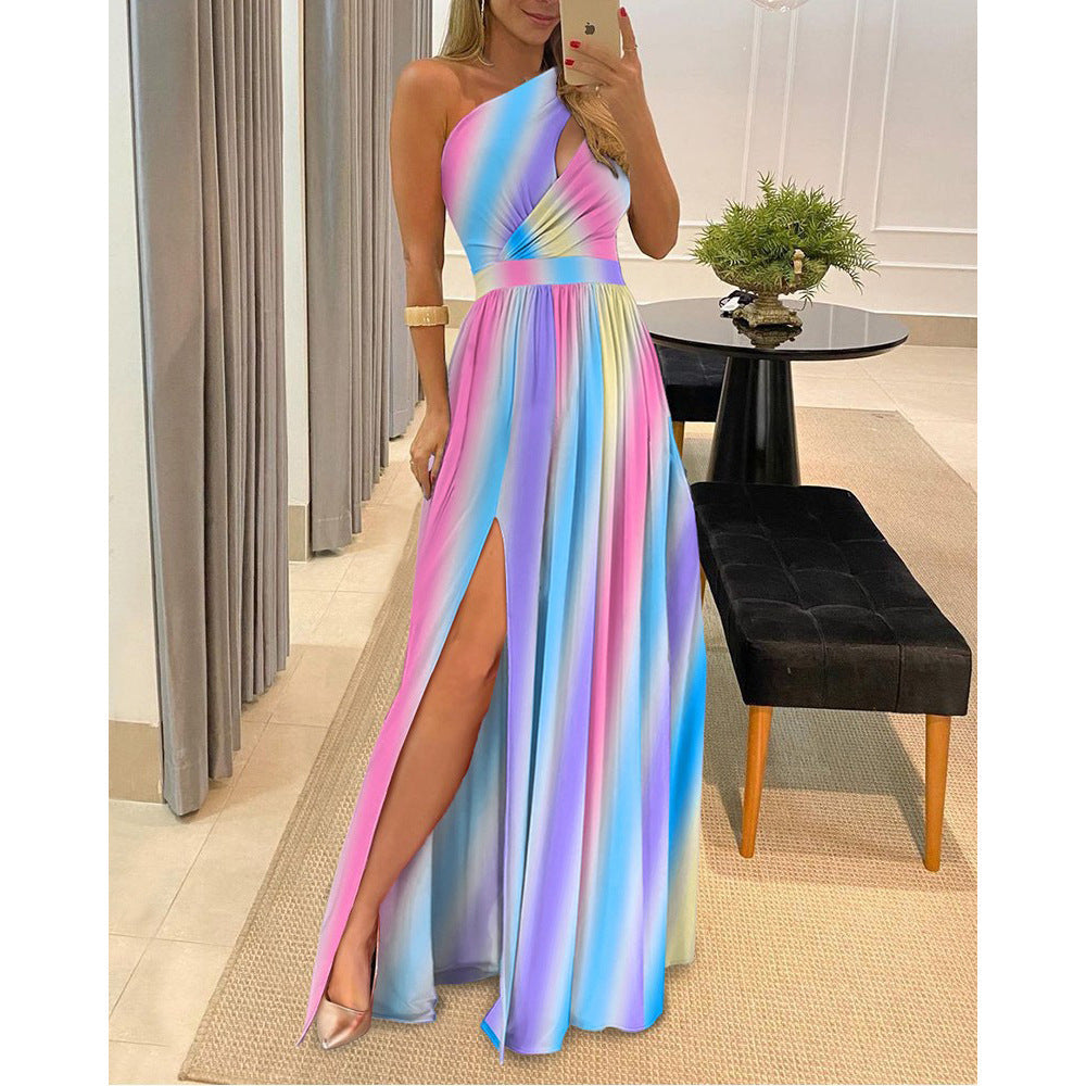 Drune | Frühling/sommer Schulterfreies Kleid Für Frauen