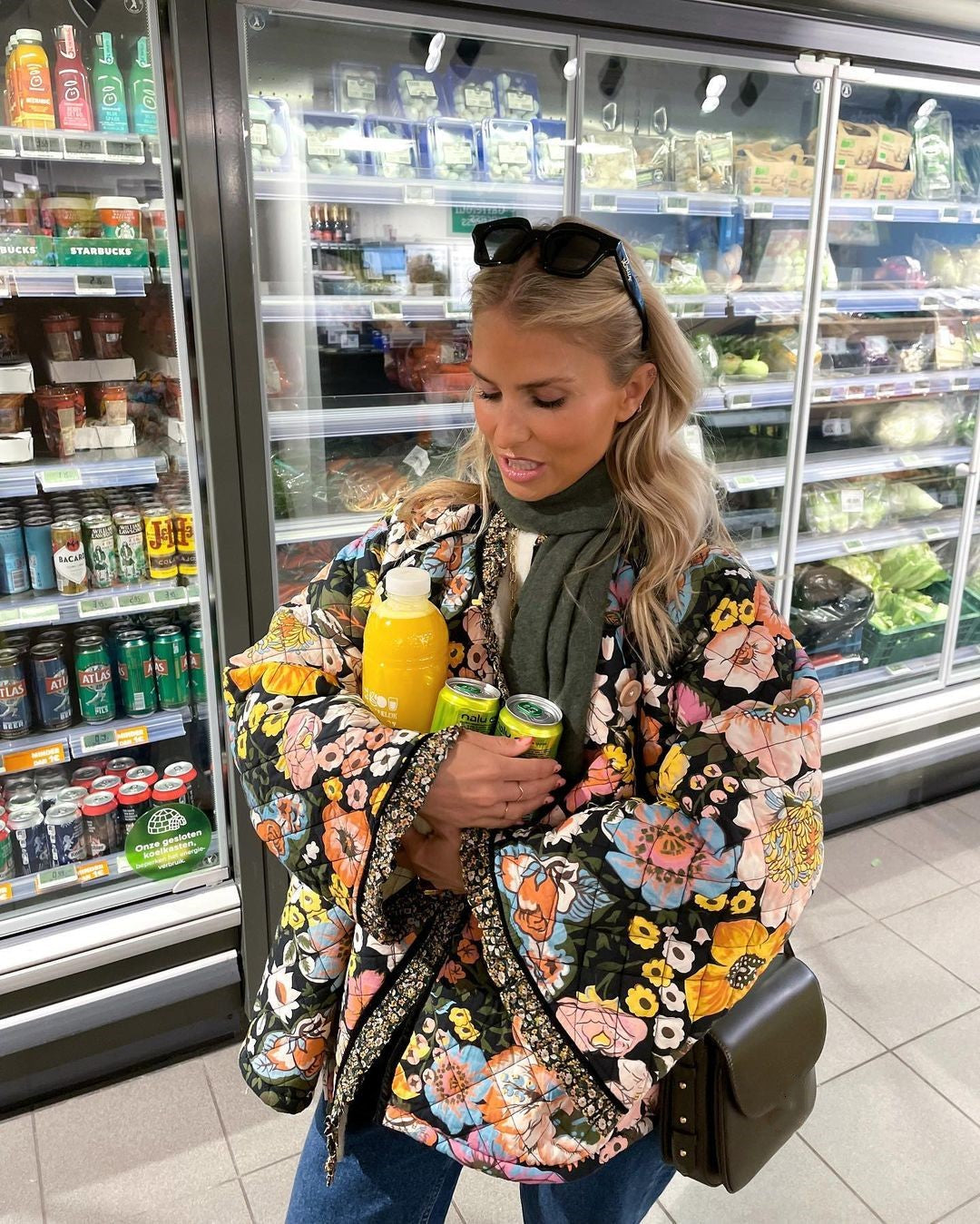 Drune | Gepolsterte Floraljacke