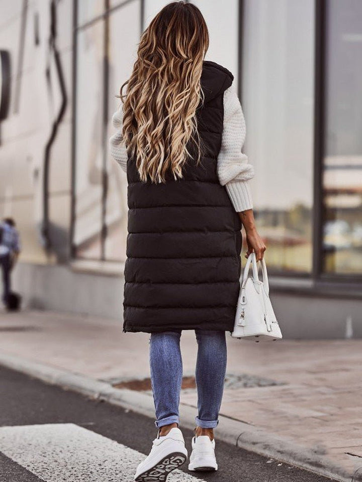 Drune | Langer Bodywarmer Weste Camilla